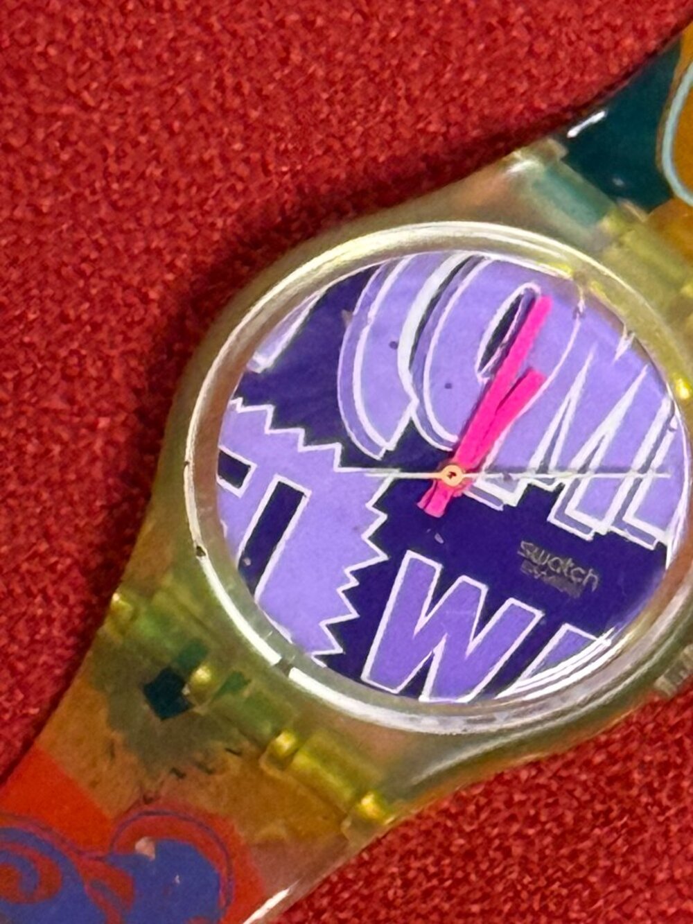 Vintage Swatch Robin GJ103 Watch From the 1990 Spring/Summer Collection